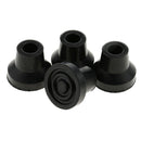 4x Anti-skid Stable Shock Absorb Walking Stick End Crutch Cane Tips 13mm