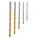 50Pcs 1/1.5/2/2.5/3Mm Titanium Coated Hss High Speed Steel Drill Bit Set To FT