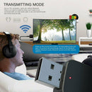 2-in-1 Bluetooth V5.0 Transmitter&Receiver Wireless 3.5mm Adapter A2DP T9C7