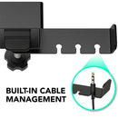 Metal Gaming Headset Hanger 360 Rotatable Desktop Headphone Hook Bracket