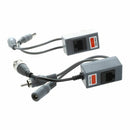6pcs 3 Pair BNC Coax CAT5 CCTV Video Audio Power Balun Transceiver Cable Ad S3D9