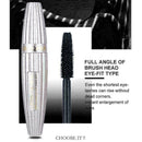 Waterproof Silicone Brush Mascara Stretch Curling Lengthening Mascara Eyela X2S7