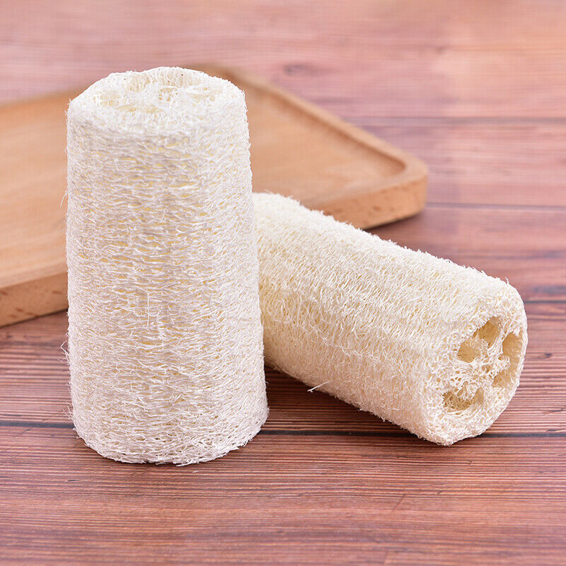 6 Pcs Organic Loofahs Loofah Spa Exfoliating Scrubber Natural LuffaFRB Bj