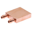 Copper Water Cooler Blocks CPU Liquid Radiator Heatsink 40x40mm TT4040A