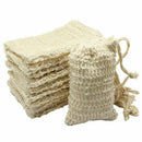 10 Pack Natural Sisal Soap Bag Exfoliating Soap Saver Pouch Holder