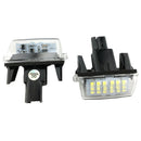 2 PCS White LED License Plate Lights For   Camry Yaris Vios Avensis JR BX