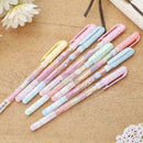 Stationery Beautiful Colorful Rainbow Fashion Gel Office Pens Writing Schoo P3X7