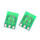 10pcs Double-Side SMD SOT23-3 to DIP SIP3 Adapter PCB Board DIY Converter ï¼D