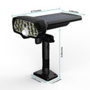 Adjustable LED Solar Power Light PIR Motion Sensor Lamp Garden Wall Spot O5C1