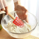 3x Silicone Dough Scraper Fondant Pastry Butter Cutter Cake Icing Kitchen Tool