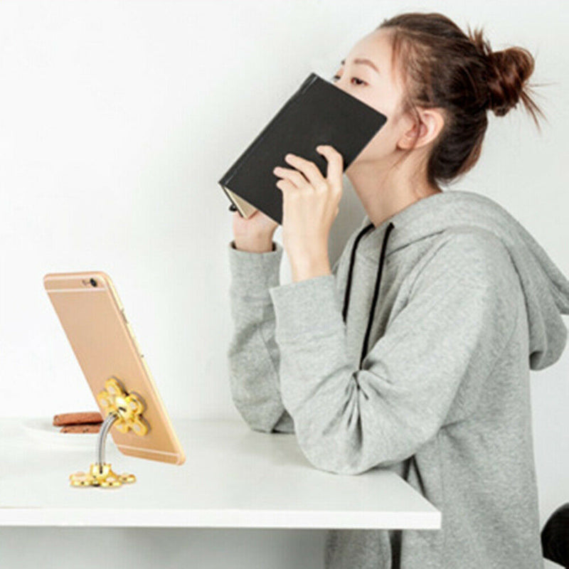 Portable Magic Suction Cup Phone Stand Multi-functional Flexible Sucker Holder
