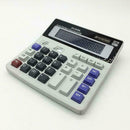 Dual Power Solar & Battery 12 Digits Calculator Desktop Desk Large Buttons Q7L0
