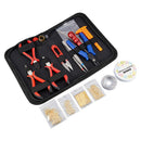 Jewelry Making Supplies Kit Included Charms, Findings, Bead Wire and Cord,