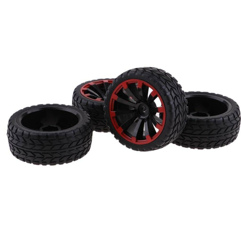 4pcs 65mm Rubber RC Car Wheel Rim Tyre for 1:10 HSP HPI Redcat RC Drift Car