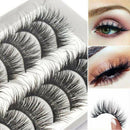 10 Pairs Pro False Eyelashes Black Eye Lashes Long Natural For Makeup Attractive
