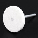 10Pcs Dia.25mm Felt Polishing Buffing Pads Accessories for Rotary Tools