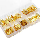 150pcs/set Lugs Ring Eyes Copper Crimp Cable Connector Wire Terminals Kit