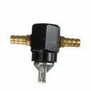 2 x Universal Motorcycle ATV in line 6mm on off petrol fuel tap Shut Off bl O1H5