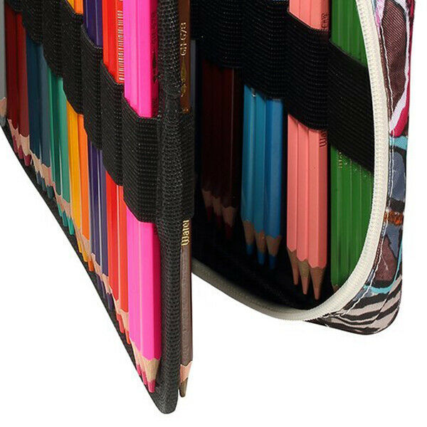 150 Slots Colored Pencils Universal Pencil Bag Pen Case School Stationery P G8F7