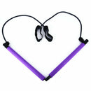 Pilates Bar Kit with Resistance Band Yoga Resistance Bands Workout Toning B P6C7