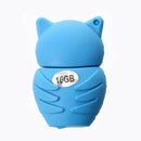 16GB USB 2.0 Memory Stick Flash Pen Drive Storage Cute Owl Blue S4E6