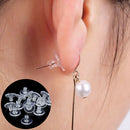 50x Heavy Duty Rubber Earring Backs Sleeves Holders Stoppers Soft Nut Silicone