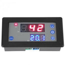 DC 12V Timing Delay Relay Module Cycle Timer Digital LED Dual Display 10A 1 T4I4