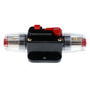 2x Car Stereo Audio 12V/24V 30A In-Line Manual Reset High Current Trolling