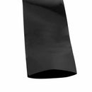 75mm Flat Width 8M Length PVC Heat Shrink Tube Black for 18650 Batteries