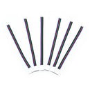 5Pcs 5Pin RGBW Connector Female With Wire Cable 5Pin LED Connector lj