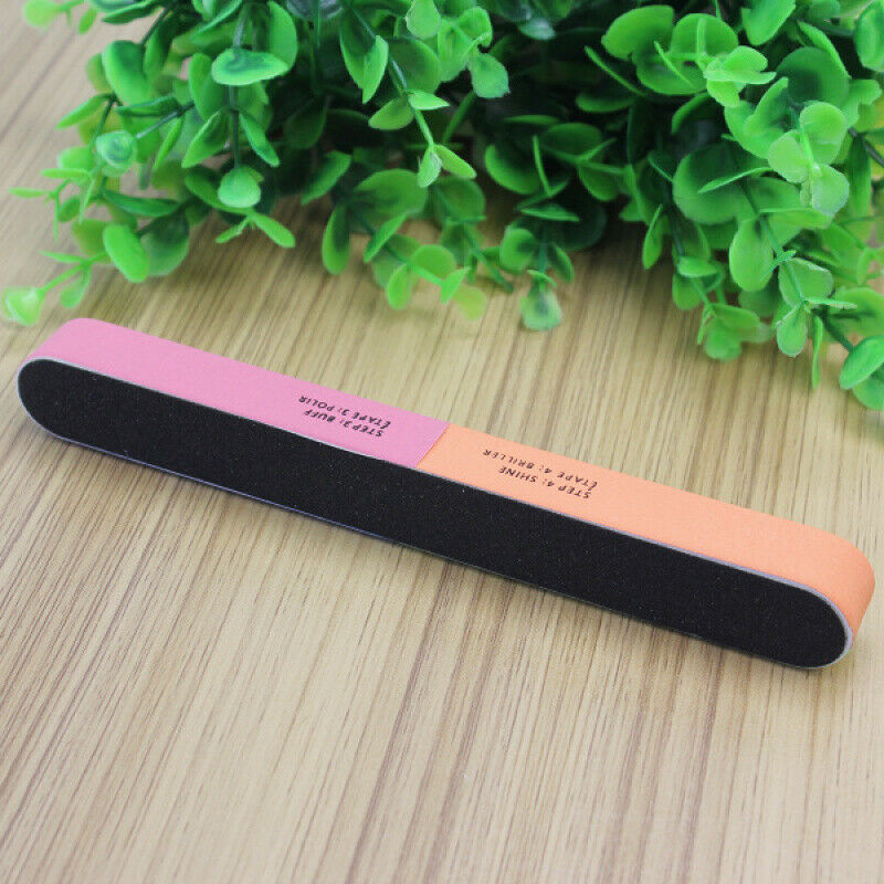 2Pcs Nail Art Buffer Files Block Home Salon Professional Manicure Tool Sport New