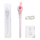 2x Flexible Outdoor Personal Mini Fan Portable Office Travel Hands-free Fan ABS