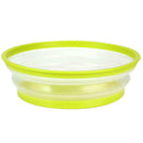 Collapsible Microwave Cover Fruit Vegetable Colander Strainer Lid (Green) A