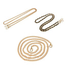 3x Skinny Shoulder Chain Strap Replacement Handbag Clutch Bag Accessories