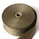 2x Exhaust Manifold Titanium Heat Wrap Tape Thermal Refitting strap new WKU