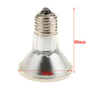 E27 220V UVA Infrared Reptile Basking Lamp Heat Light Halogen Bulb  60W