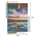 5D DIY Full Drill Diamond Painting Aurora Scenery Embroidery Work (06)