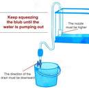 Fish Tank Gravel Cleaner - Aquarium Cleaning Pump Kit for Fish Tank, with L T4S6