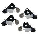 4x Digital Odometer Sensor Cable Housing 3 Magnet For Motorcycle Speedometer