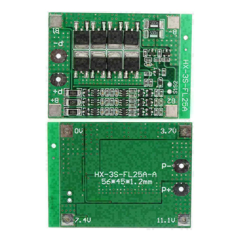 3S 25A 18650 Liion Lithium Battery BMS tection PCB Board 12.6V,Balance YK V U7Y7