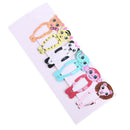 6Pcs/Set Lovely Cartoon Animal Fruit Hairpin Child Kids Hair Clips Hair Acc Z7Y5