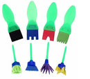 8 in 1 Mini Flower Sponge Painting Brushes Children Kids Student Painting Tool3C