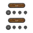 2Pack Magnetic Cable Wire Cord Lead Drop Clips Usb Charge Holder Tidy Desk