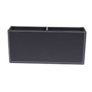 Home Office Wooden Struction Leather Multi-function Desk Stationery Organiz N5I3
