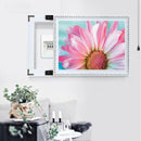 5D DIY Full Drill Diamond Painting Pink Flower Cross Stitch Embroidery Kit