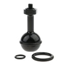 0.98"  Ball Head to 1/4" Screw Adapter Underwater Diving Camera Arm Tray - Black