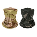 2x Camouflage Cycling Face Cover Balaclava Tube Scarf Ski Biker Neck Gaiter