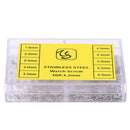 500pcs/box 10 Sizes Stainless Steel Screws Nuts Glasses Watch Repair Tool