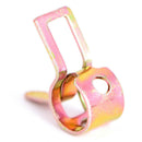 50PcsSpring Clip 7mm Inner Diameter Car Water Hose Oil`Tube Clamp Fastener Clip/