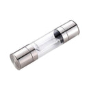 Stainless Steel 2 in 1 Pepper Salt Grinder Manual Muller Spice Shaker Supply